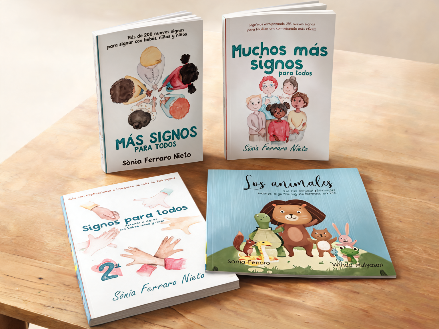Libros, cuentos y tarjetas con signos de Signos para Todos®